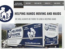 Tablet Screenshot of helpinghandsmovingutah.com